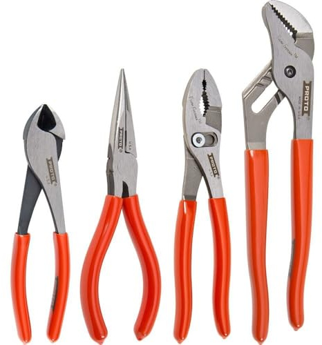 Stanley Proto J200XLS XL Series Cutting Pliers Set, 4-Piece