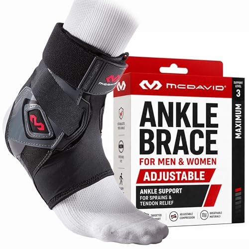 McDavid Unisex 4197r-ri-bk-x/XXL Bio-logix Knöchelbandage, Schwarz, XL/XXL