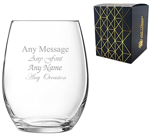 Personalised Engraved Primary Tumbler 12 3/4 oz Whiskey Glass Usher Best Man Wedding Gift