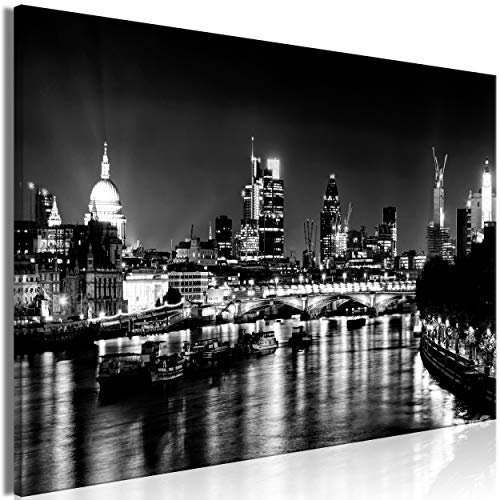 decomonkey Wandbilder London Stadt 90x60 cm 1 Teilig Leinwandbilder