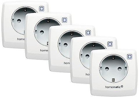 Homematic IP Smart Home 5er-Set Schaltsteckdose HmIP-PS-2