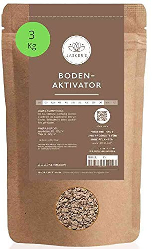 JASKERS Bodenaktivator | Organische Bewurzelungshilfe & Aktivator Für Neupflanzungen | Enthält Organische Substanz & Wertvolle Mykorrhiza Pilze | 3kg