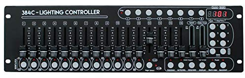 E-Lektron C-384C DMX Controller 24x 16-Kanal Licht Steuerpult Lichtsteuerung | 19 Rackeinbau-fähig