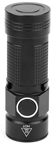 Mini linterna LED USB recargable linterna de bolsillo porttil impermeable pequea linterna con 3 modos de luz blanca