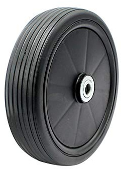 SECURA Rad Laufrad Vorderrad kompatibel mit Sabo Rasenmäher // Ø 180mm Sabo 47-Serie und 52-Serie | Ersetzt: SAA35403, SA35403, SA31215, SA35289