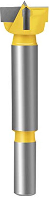 Meccion Mèches Forstner Fraise pour Bois, Professionnelle Carbure Forstner Foret Scie-cloche pour Faire des Trous Propres à Fond Plat Dans le Bois (22mm)