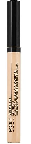 Korff Skin Booster Correttore Illuminante e Idratante 8h, Minimizza le Occhiaie e Imperfezioni, Texture Fluida e Leggera, Coprenza Media, 01, Confezione 6,5 ml