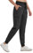 WILLIT Damen Trekkinghose Jogginghose Cargohose Leichte Wanderhosen Schnelltrocknende Wasserdicht Arbeitshose Outdoorhose Schwarz M