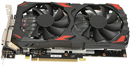 Carte Graphique RX 580 8 Go GDDR5 256 Bits, 2 Ventilateurs de Refroidissement 16 PCI Express 3.0 avec Prise en de L'interface DP HDMI DVI D 8K