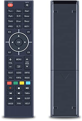 TCNOUMT Telecomando di ricambio universale adatto per ricevitore satellitare Zgemma Star 4K HS H2H H2S H4 H5 H7 H7C H7S H9S H52S H32TC H52TC ZMMA2