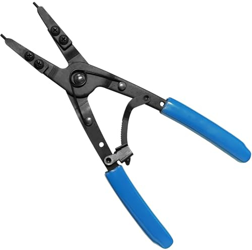 Upgraded 38700 Spindle Snap Ring Pliers Compatible with Ford SD Ford Super Duty Pickups 2007 and Newer, 10.9in Internal Snap Ring Pliers for Installation and Removal of Circlips (Blue)