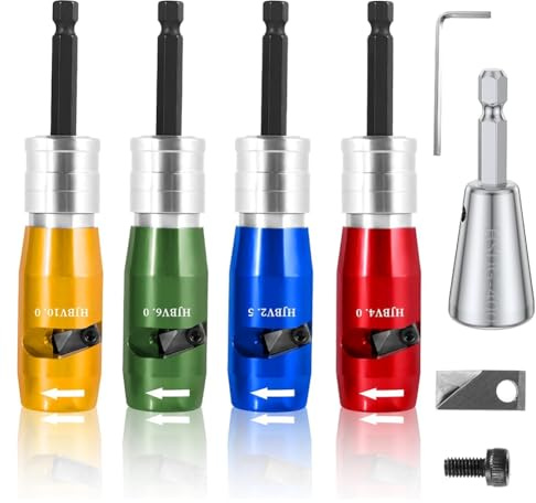 Rersduyt Wire Stripper and Twister Tool Set, Wire Stripping Tool for Drill, Electric Wire Stripper Cable Peeling,Cable Stripping Replacement