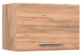 Vicco Hängeschrank Fame-Line, Goldkraft Eiche, 60 cm | Nach oben öffnende Tür · Soft-Close · Tiefe – 34,1 cm · Metallgriffe · 1 Einlegeboden