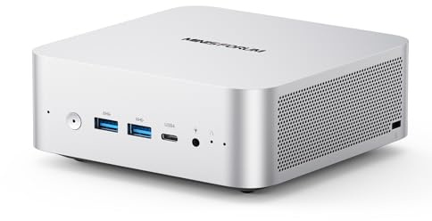 MINIS FORUM AI Mini PC M1 Pro-285H avec processeur Intel Core Ultra 9 285H (16C/16T, jusqu'à 5,4 GHz), Mini Ordinateur 64 Go DDR5 PCIe4.0 SSD 2 to, Quad Display avec HDMI 2.1/USB4/DP, 5X Ports USB