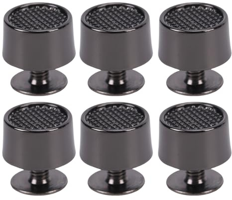 ZJchao Juego de 20 Remaches de 12 Mm con Tornillos en la Parte Posterior, Remaches de Hebilla, Pies de Bolso, Tachuelas con Cabeza de Clavo para Manualidades de Cuero con Tornillos