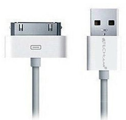 PACK OF HIGH QUALITY OEM USB CABLE FOR APPLE IPHONE 2G, 3G, 3GS & 4G - iPhone USB charging and sync cable compatible with Macs and PCs -TECH-GEAR