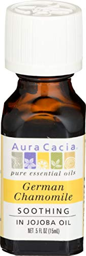 Aura Cacia German Chamomile in Jojoba Oil - 0.5 fl oz