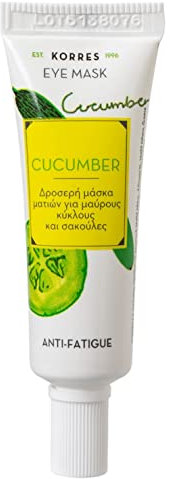 Korres Masque Yeux Anti-Fatigue Anticernes, Concombre, 8 ml