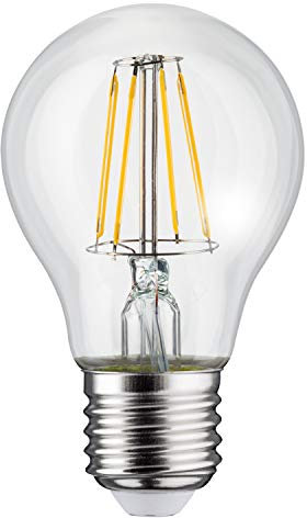 Maclean MCE266 Retro Edison Filament Glühbirne LED E27 Vintage decorativo iluminación Birne Warmweiß 3000K 230V (4W 470lm), vidrio, 4 W