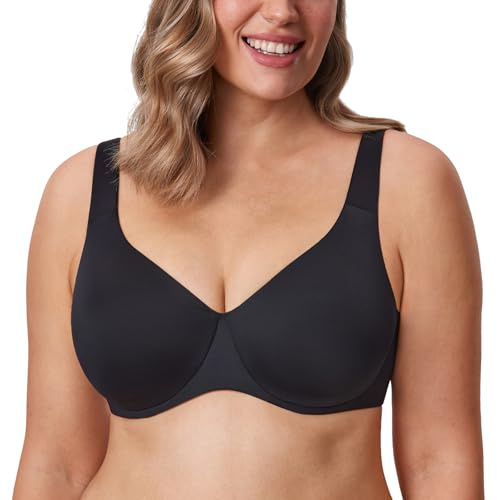AISILIN Donna Reggiseno Senza Cuciture Minimizer Taglie Forti con Ferretto Senza Imbottitura