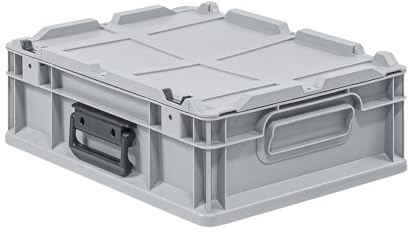 PROREGAL Eurobox NextGen Portable | HxBxT 13,5x30x40cm | 11 Liter | Eurobehälter, Transportbox, Transportbehälter, Stapelbehälter