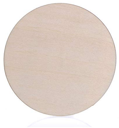 JIEYUZYUO Pannello Di Compensato Pannelli in Legno Di Balsa, Spessore 5 Mm per Modelli Di Aeroplani in Legno Fai da Te, Tre Diametri/5Mm*15Cm