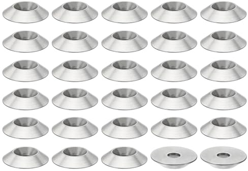 PATIKIL 50 Pièces Rondelle À Tête Fraisée M4 16mm De Diamètre Rondelle CNC | Pour Constructions, En Acier Inoxydable 304, 3.2mm De Hauteur, Solide, Conique