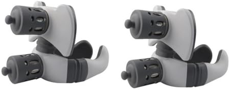 DEARMAMY 2 Piezas instrumento de mástil ai Cuello Beto Gancho - cervical aparato de moxibustión caliente moxibustión de vértebras cervicales Acero inoxidable