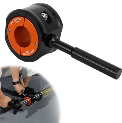 Outil d'étau Fourche Moto 41mm,Pince Universelle Amortisseur Avant-Orange | Kit de Clés à Ergots Réparation et Maintenance d'amortisseur