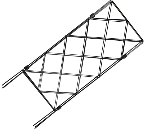 TOYANDONA Support De Plantes Grimpantes Pliable en Fer 60 x 53 Cm pour Jardin Et Balcon Treillis De Jardin Compact pour Tomates Et Concombres, Structure Robuste Favorisant La Croissance