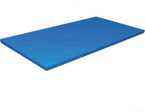 Eawfgtuw Tappetino protettivo per piscina all'aperto, in polietilene, impermeabile, rettangolare, impermeabile, adatto per la protezione del fondo della piscina fuori terra (10 x 5 cm)