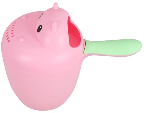 HIAKDOFT Nilpferd Shampoo Spülbecher Badespülbecher Aus Pp Mit Glatten Kanten Für Babys Und Kinder Kompakter Wasserbecher Für Bad Und Reise