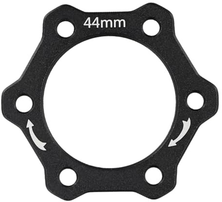 Tidevib 44mm For Bike Rotary Screw Thread Hub Flange Adapter Brake Disc for ROTOR Base, Aluminum Alloy Compatibility with Black/Red/Blue/Gold/Green Options