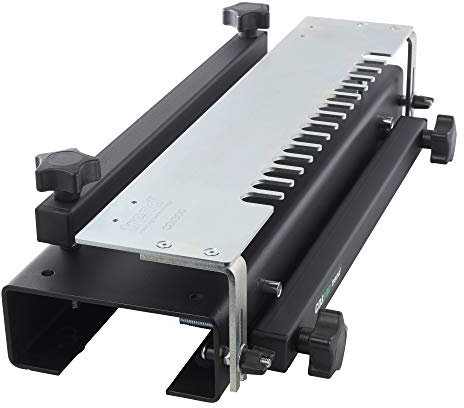 Trend Plantilla per Coda di Rondine Mezza Cieca da 300 mm, Punte per Fresatrice e Guida a Cespuglio per Giunzioni a Coda di Rondine Precise e Facili, CDJ300