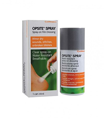 OPSITE SPRAY WATER RESISTANT SPRAY-ON DRESSING UNBROKEN BLISTERS, MINOR BURNS AND SCALDS - 40ML
