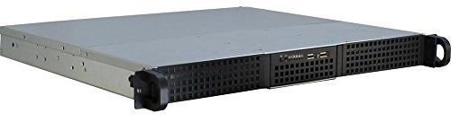 INTER TECH IPC Server 1U 88887099 Case 10240 (40 cm), without PSU,Black