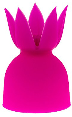 marielove Magic Wand Aufsatz für sie und ihn, 40mm, Vibrator Silikon Aufsatz für Magic Wand Massagegeräte (Seerose)