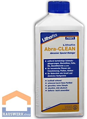 Lithofin Abra-CLEAN 500 ml - SPEZIALREINIGER für professionellen Einsatz - beseitigt Schmutzablagerungen, Fette, Öle