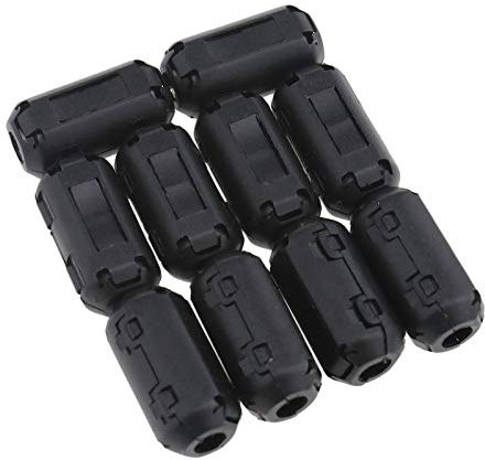 10x EMI Entstörfilter Ferritfilter Ferritkern Klappferrit für Kabel 3,5mm Kabel-Clip