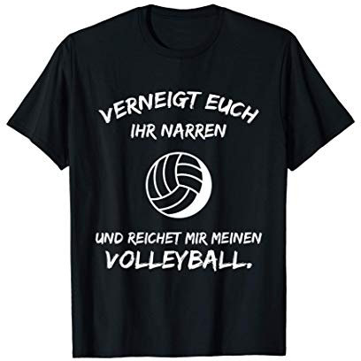 Volleyball Spruch Lustig Beachvolleyball Aufschlag Trikot T-Shirt