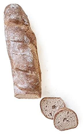 Simply Keto Lower Carb* Baguette - Weizenfreies Baguette ohne Gluten, Soja oder Milchprodukte - Nur 1,7g Kohlenhydrate pro 100g - Geeignet für Lower Carb*, Paleo & Ketogene Ernährung - 330g
