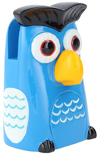 Niedlicher Brillenhalter Tierchen als kluge, blaue Eule