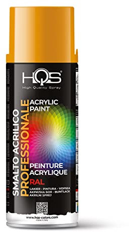 HQS Lackspray Acryl RAL-Farben (Ral 1007 Chromgelb)