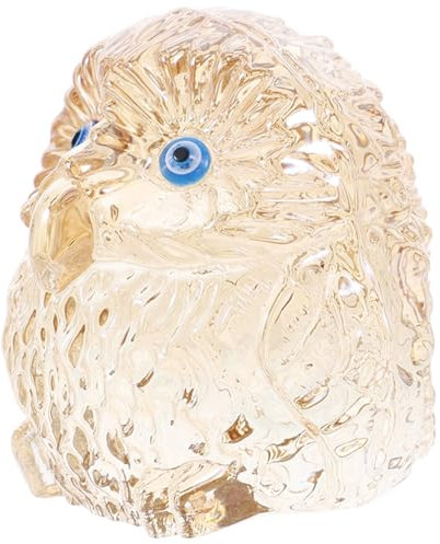 CIYODO Eulen-Ornament aus Glas Eulen-Gartenstatue Wohnkultur bürodeko Geschenke Tier kleines eulenförmiges Kunsthandwerk Tischdekoration für Zuhause Esstisch Dekorationen Briefbeschwerer