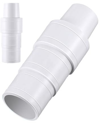 Moageme Pool Hose Connector Coupling | 1-1/4 Inch Pool Hose Coupling for Vacuum Hose - Swimming Pool Hose Adapter, Pool Vacuum Hose Adapter for Swimming Pool Vacuum Cleaners