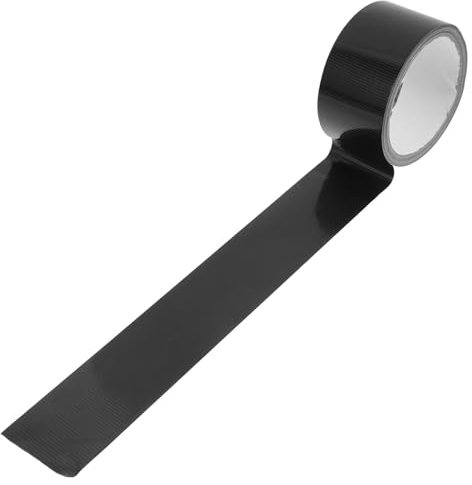 BUGUUYO Bodenreparaturband 2 Rollen 5 Cm 10 M Schwarzes Klebeband Starker Klebstoff Keine Spuren Bastelband