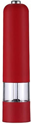 Molinillo de sal molinillo de pimienta - Molinillo de pimienta a pilas con luz LED Fácil de limpiar Hogar Cocina Cocina Grilling Herramientas Molinillo de especias de cocina (Color: B) (D)
