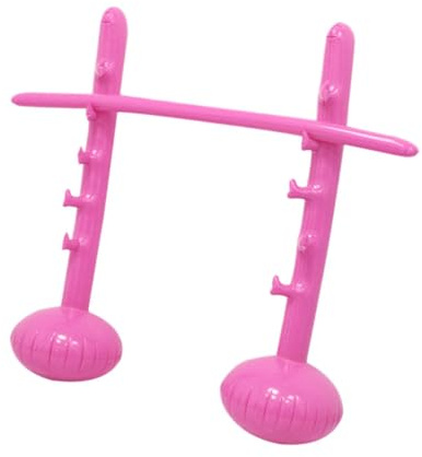 Sharplace Aufblasbare Hochsprungstange, Partyzubehör, interaktives Karnevals-Aktivitätsspiel, Requisite, aufblasbarer Pfosten für Hofkinder, Rosa