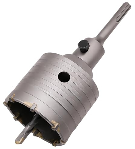 Betonlochsägen 68mm, Hohl Bohrkrone, Lochsäge für Bohrhämmer, Bohrkrone mit SDS Plus Adapter für präzises Bohren in Beton, Mauerwerk, Ziegel und Schaumstoff, Steckdosenbohrer, Kernbohrer (68mm)