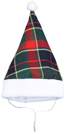 Plüsch-Weihnachtsmütze für große Hunde, Katzen, Urlaubs-Outfit, Festival, Cosplay, Kostüm, Zubehör, Haustier-Fotoshootings, Requisiten